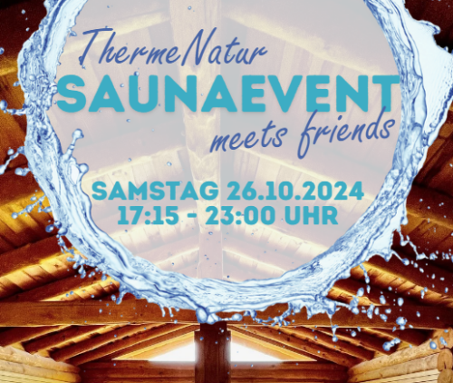 Saunaevent meets friends